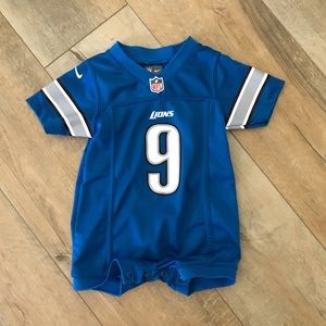 Detroit Lions Jersey Romper-Stafford